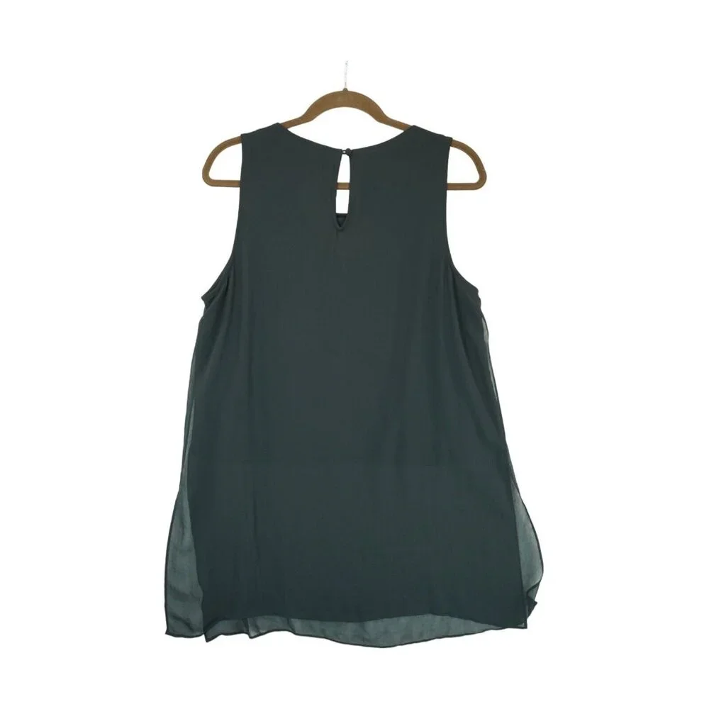 NWT Karen Kane Women’s Medium Black Sleeveless Top‎ Shirt Blouse MSRP $89